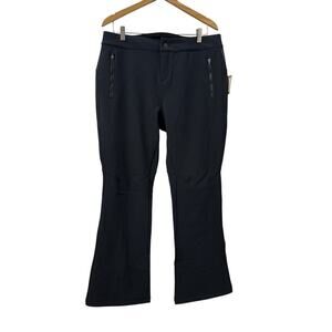 Title Nine Softshell Pants Womens 14 Petite Fleece Lined Valhalla Outdoor Black